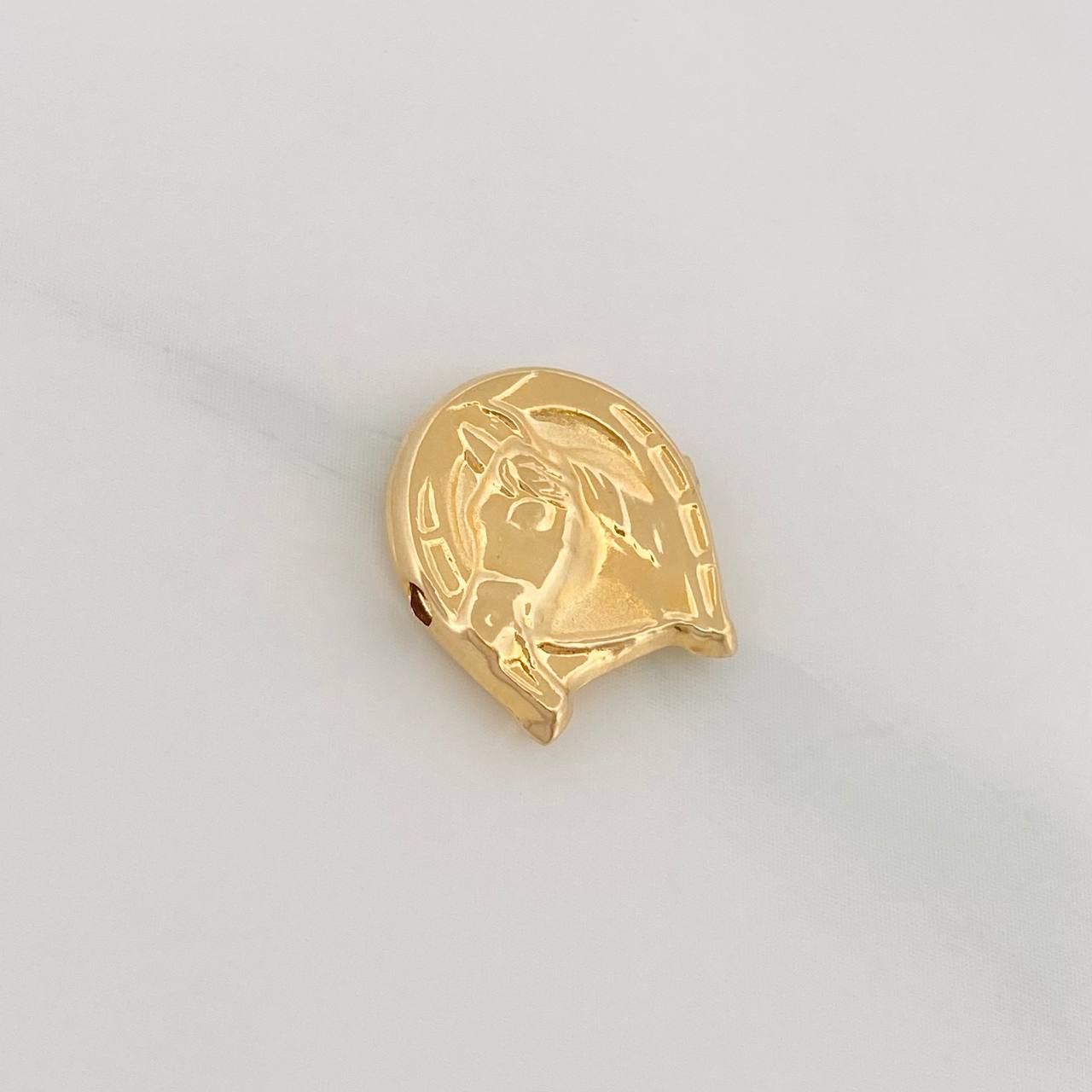 Herraje Herradura Caballo 0.55g / 1.3cm Oro Amarillo 18K