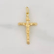 Dije Cruz Cristo 1.6g / 3.4cm Oro Amarillo 18K