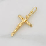 Dije Cruz Cristo 1.6g / 3.4cm Oro Amarillo 18K