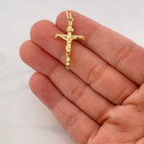 Dije Cruz Cristo 1.6g / 3.4cm Oro Amarillo 18K