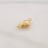 Herraje Corazón 0.25g / 1.3cm Oro Amarillo 18K