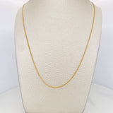Cadena Cubana 1.75g / 50cm / 1.4mm Oro Amarillo 18K
