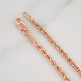 Pulso Lazo 1.55g / 19.3cm / 1.2mm Oro Rosa 18K