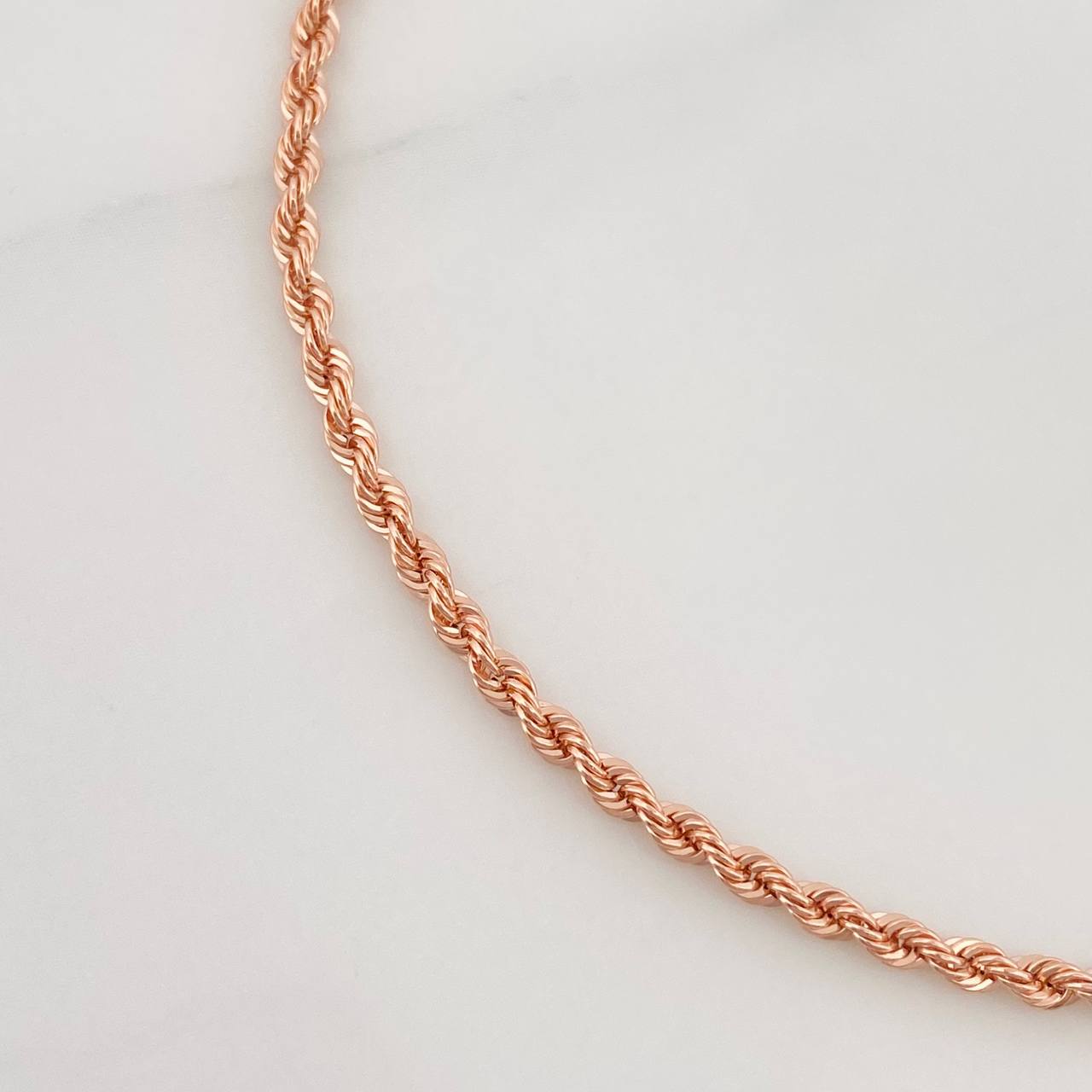 Pulso Lazo 1.55g / 19.3cm / 1.2mm Oro Rosa 18K