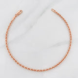 Pulso Lazo 1.55g / 19.3cm / 1.2mm Oro Rosa 18K