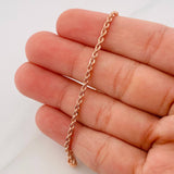 Pulso Lazo 1.55g / 19.3cm / 1.2mm Oro Rosa 18K