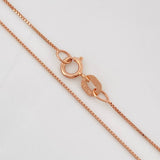 Cadena Veneciana 1g / 50cm / 1.35mm Oro Rosa 18K