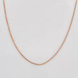 Cadena Veneciana 1g / 50cm / 1.35mm Oro Rosa 18K