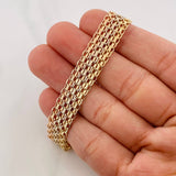 Pulso Chino 20.05g / 21.5cm / 10.9mm Tres Oros 18K