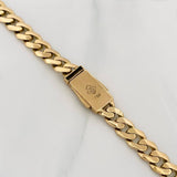 Cadena Cubana 32.6g / 60cm / 7.8mm Oro Amarillo 18K