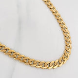 Cadena Cubana 32.6g / 60cm / 7.8mm Oro Amarillo 18K