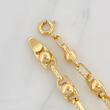 Pulso Rustico Burbuja 4.6g / 19cm / 4.6mm Oro Amarillo 18K
