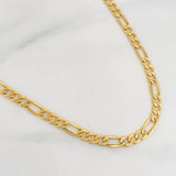 Cadena Figaro 9.05g / 60cm / 3.37mm Oro Amarillo 18K