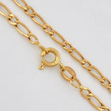 Cadena Figaro 5.95g / 65cm / 3.18mm Oro Amarillo 18K