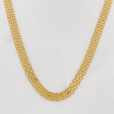 Cadena China 8.5g / 60cm / 4.31mm Oro Amarillo 18K