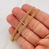 Cadena China 8.5g / 60cm / 4.31mm Oro Amarillo 18K