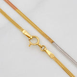 Cadena Sedusa 1.7g / 45cm / 1.58mm Tres Oros 18K