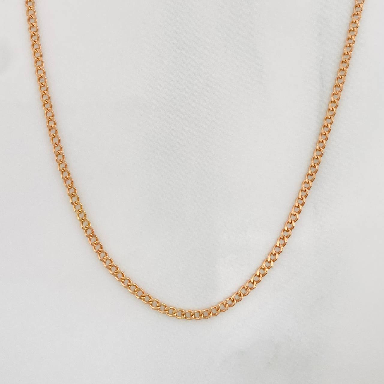 Cadena Aro Seguido 1.45g / 60cm / 1.17mm Oro Rosa 18K