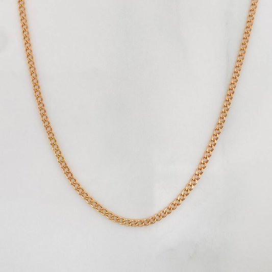 Cadena Aro Seguido 1.45g / 60cm / 1.17mm Oro Rosa 18K
