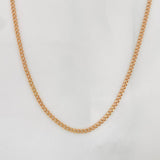 Cadena Aro Seguido 1.45g / 60cm / 1.17mm Oro Rosa 18K