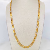 Cadena Figaro 10.35g / 60cm / 4.92mm Oro Amarillo 18K