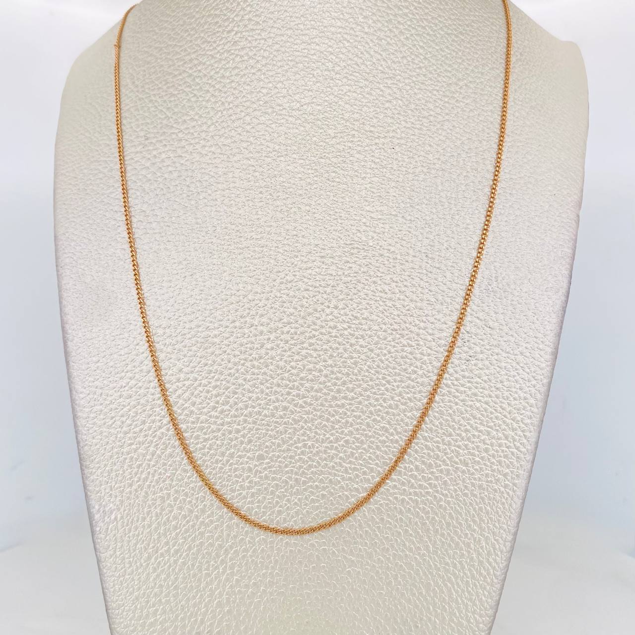 Cadena Aro Seguido 1.45g / 60cm / 1.17mm Oro Rosa 18K