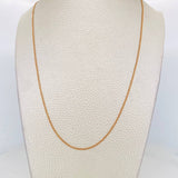 Cadena Aro Seguido 1.45g / 60cm / 1.17mm Oro Rosa 18K