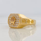 Anillo Corona 5.75g / T10 Oro Amarillo 18K