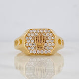 Anillo Corona 5.75g / T10 Oro Amarillo 18K