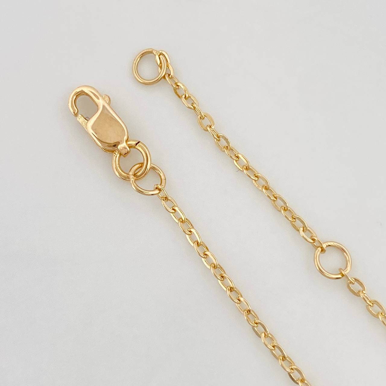Pulso Modulable Aro Seguido Trebol 4.70g / 19cm - 16cm / 1.16mm Oro Amarillo 18K