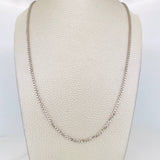 Cadena Veneciana 20.65g / 70cm / 2.2mm Oro Blanco 18K