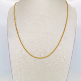 Cadena Aro Seguido 8.05g / 50cm / 2.06mm Oro Amarillo 18K