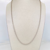 Cadena Ice 12.4g / 60cm / 2.52mm Oro Blanco 18K