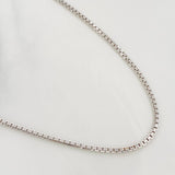 Cadena Veneciana 20.65g / 70cm / 2.2mm Oro Blanco 18K