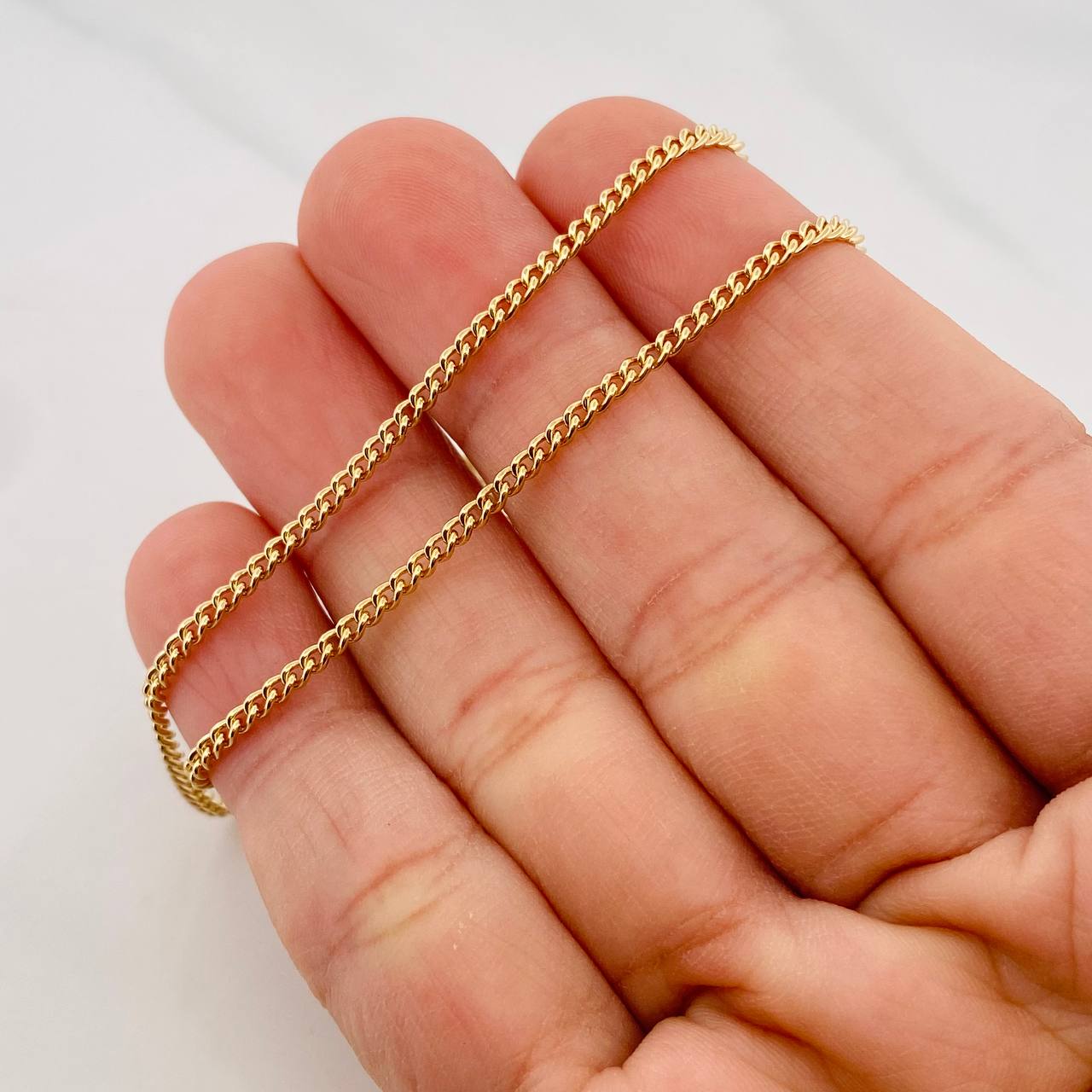 Cadena Aro Seguido 8.05g / 50cm / 2.06mm Oro Amarillo 18K