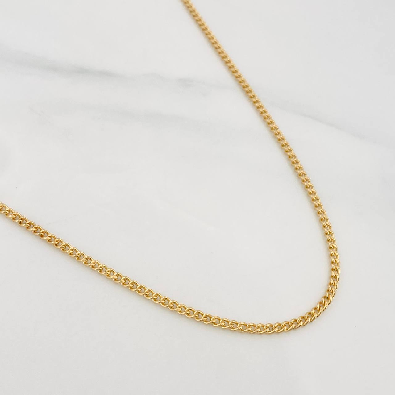 Cadena Aro Seguido 8.05g / 50cm / 2.06mm Oro Amarillo 18K