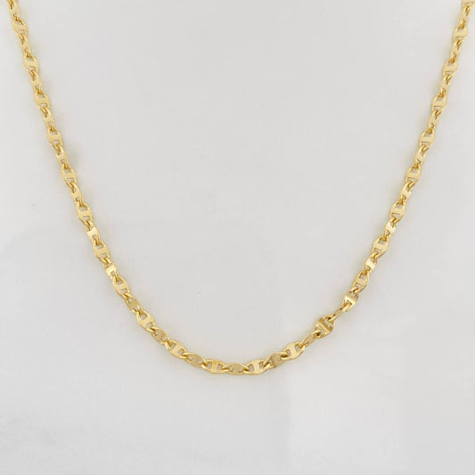 Cadena Escalera Volga 1.9g / 45cm / 2.05mm Oro Amarillo 18K