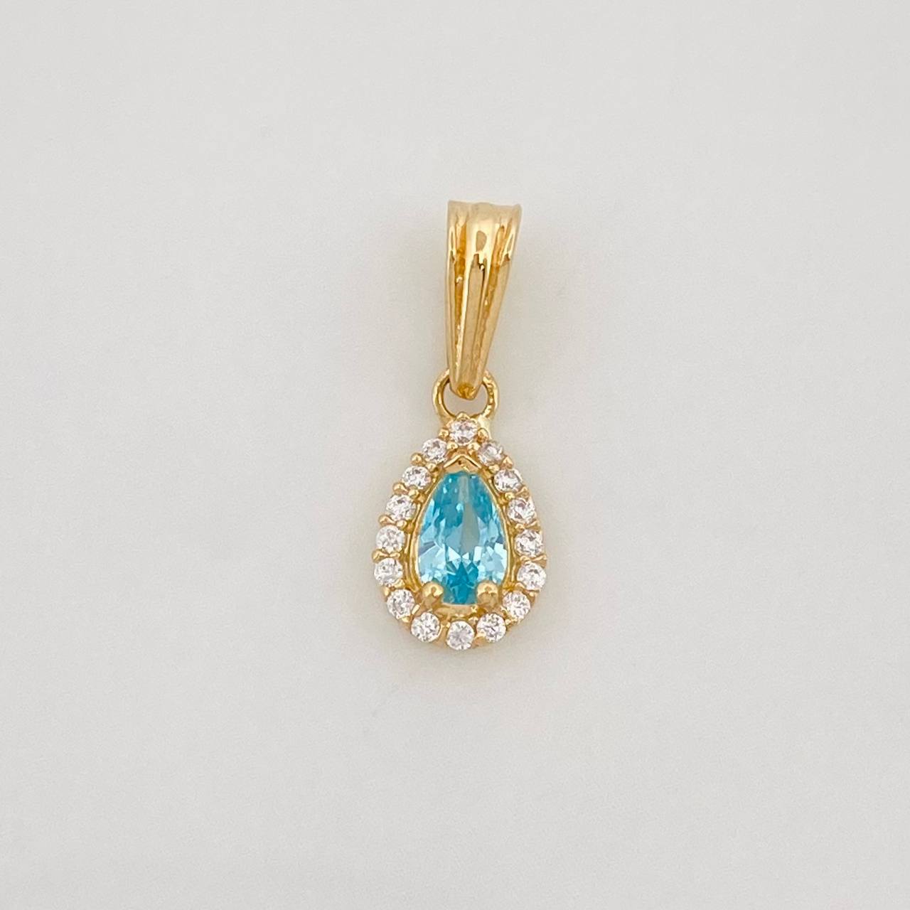 Dije Halo Gota 0.7g / 1.5cm Oro Amarillo 18K