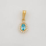 Dije Halo Gota 0.7g / 1.5cm Oro Amarillo 18K