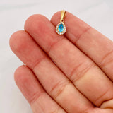 Dije Halo Gota 0.7g / 1.5cm Oro Amarillo 18K