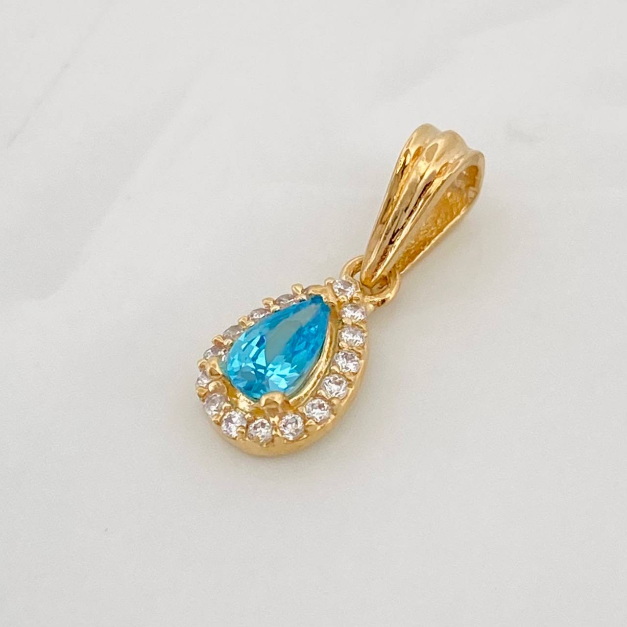 Dije Halo Gota 0.7g / 1.5cm Oro Amarillo 18K