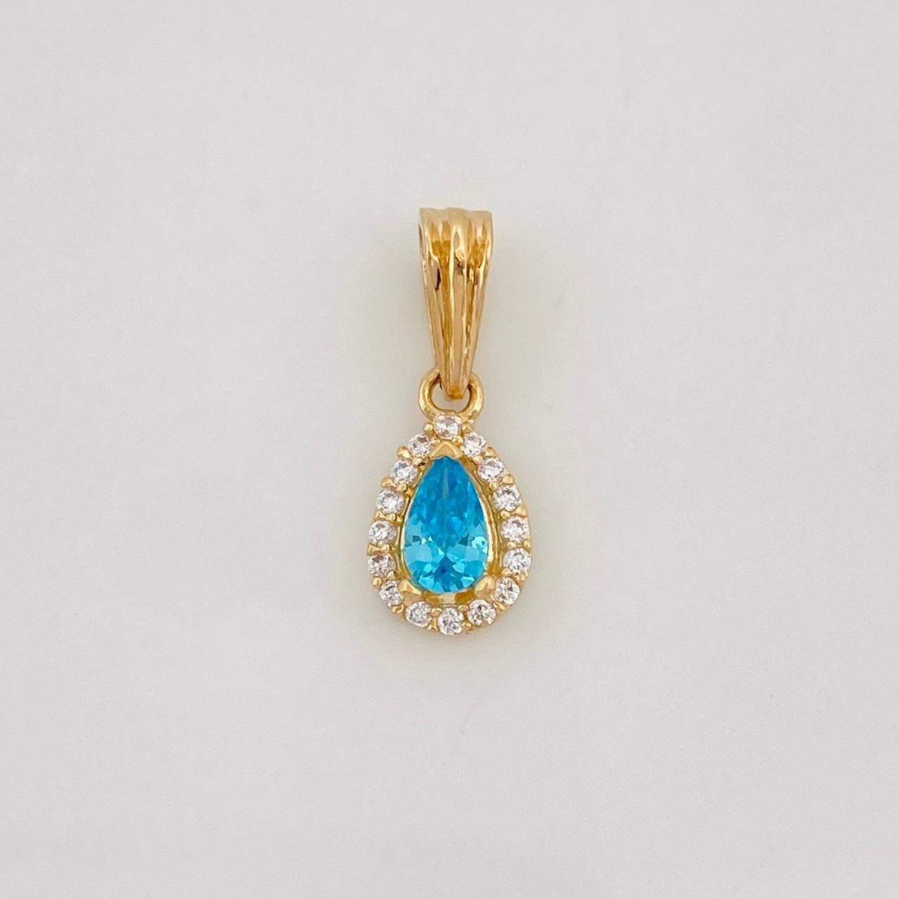Dije Halo Gota 0.7g / 1.5cm Oro Amarillo 18K
