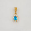Dije Halo Gota 0.7g / 1.5cm Oro Amarillo 18K