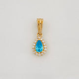Dije Halo Gota 0.7g / 1.5cm Oro Amarillo 18K