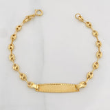 Pulso GC Placa Rectangular Ovalada Trenzada 1.85g / 15cm / 1.8mm Oro Amarillo 18K
