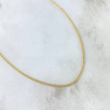 Cadena China 3.65gr / 45cm / 1.5mm Oro Amarillo +0 *