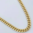 Cadena Cubana 9.9gr / 61.5cm / 4.4mm Oro Amarillo +1 14K Italy &