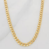 Cadena Cubana 7.35g / 60cm / 3.4mm Oro Amarillo 18K