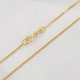 Cadena Veneciana 1.2g / 45cm / 0.7mm Oro Amarillo 18K