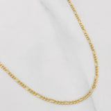 Cadena Figaro 2g / 50cm / 1.9mm Oro Amarillo 18K